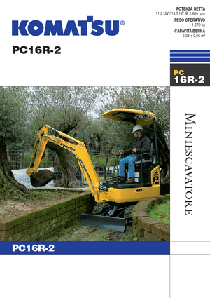 Mini excavatoare Komatsu PC16R-2