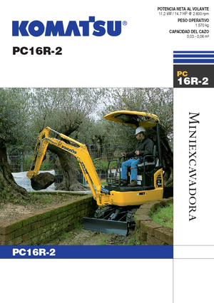 Mini excavatoare Komatsu PC16R-2