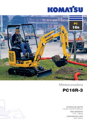 Mini excavatoare Komatsu PC16R-3