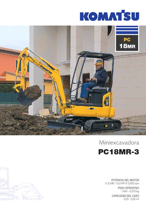 Mini excavatoare Komatsu PC18MR-3