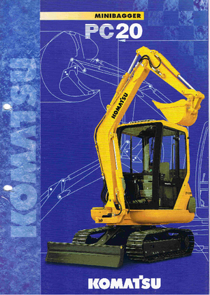 Mini excavatoare Komatsu PC20-7