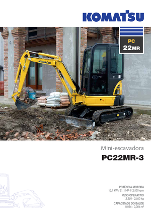 Mini excavatoare Komatsu PC22MR-3