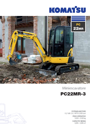 Mini excavatoare Komatsu PC22MR-3