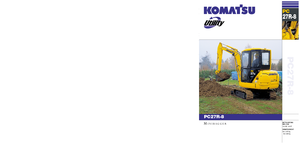 Mini excavatoare Komatsu PC27R-8