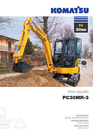 Mini excavatoare Komatsu PC30MR-3