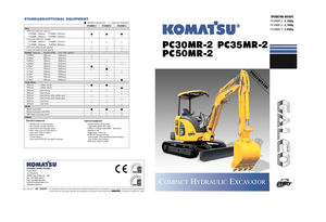 Mini excavatoare Komatsu PC35MR-2