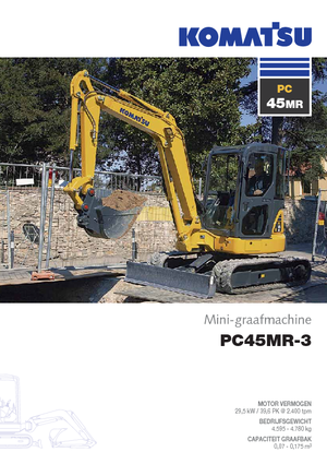 Mini excavatoare Komatsu PC45MR-3
