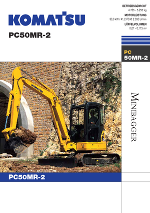 Mini excavatoare Komatsu PC50MR-2