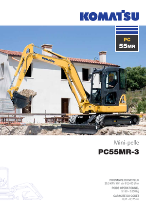 Mini excavatoare Komatsu PC55MR-3