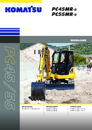 Mini excavatoare Komatsu PC55MR-5M