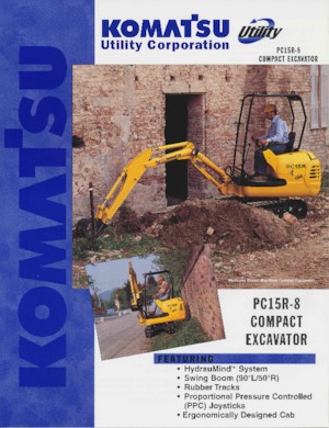 Mini excavatoare Komatsu PC15R8