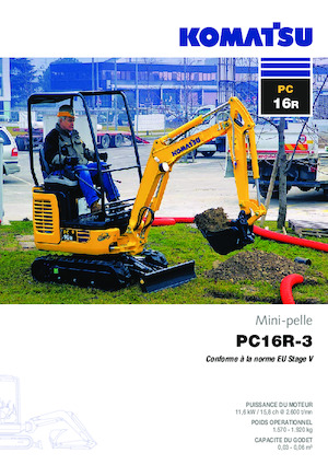 Mini excavatoare Komatsu PC16R-3HS
