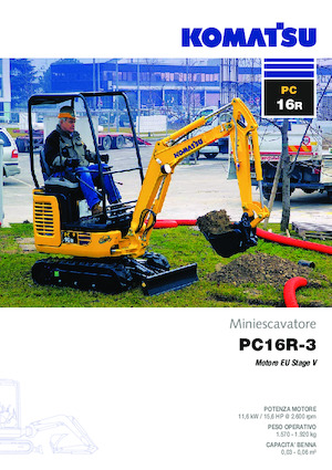 Mini excavatoare Komatsu PC16R-3HS