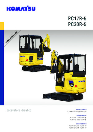 Mini excavatoare Komatsu PC17R-5