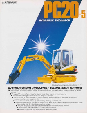 Mini excavatoare Komatsu PC20-5