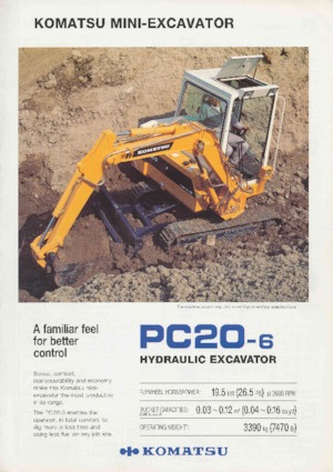 Mini excavatoare Komatsu PC20-6