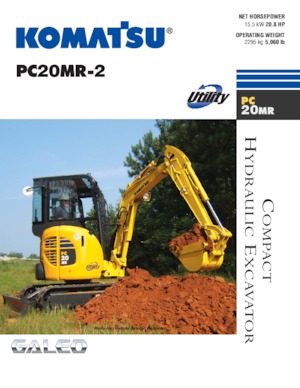 Mini excavatoare Komatsu PC20MR-2