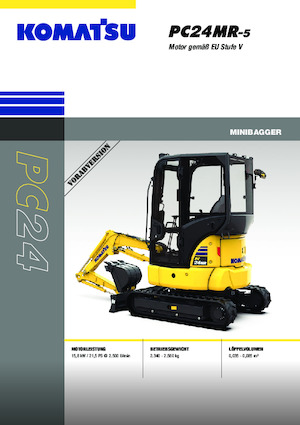 Mini excavatoare Komatsu PC24MR-5