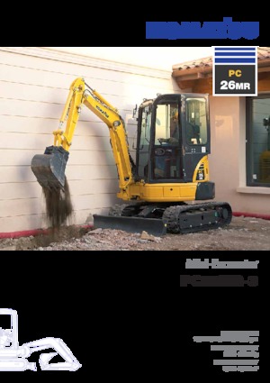 Mini excavatoare Komatsu PC26MR-3