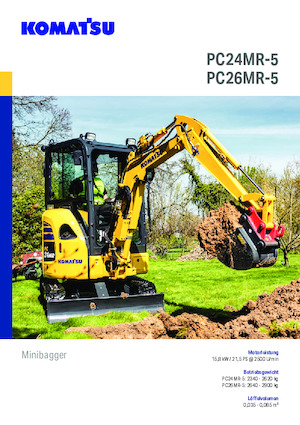 Mini excavatoare Komatsu PC26MR-5
