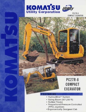 Mini excavatoare Komatsu PC27R-8