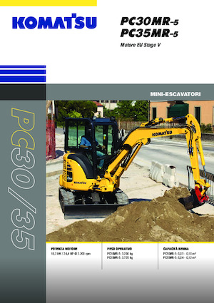 Mini excavatoare Komatsu PC35MR-5