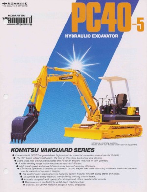 Mini excavatoare Komatsu PC40-5