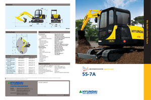 Mini excavatoare Hyundai R 55-7 A
