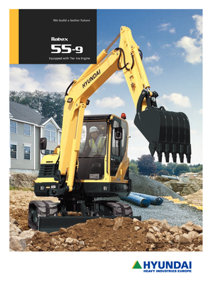 Mini excavatoare Hyundai R 55-9