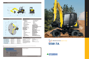 Mini excavatoare Hyundai R 55 W 7 A