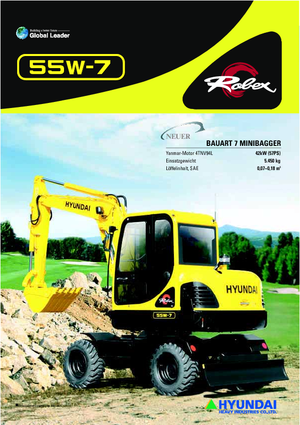 Mini excavatoare Hyundai R 55 W 7