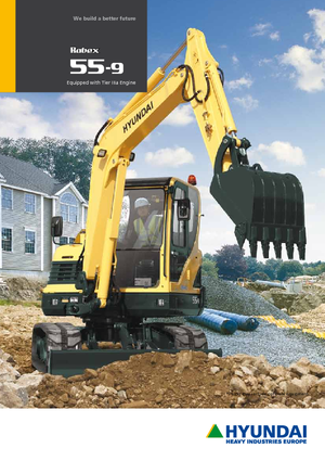 Mini excavatoare Hyundai R55W-9A