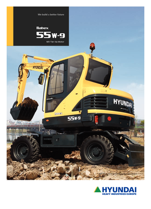 Mini excavatoare Hyundai R 55 W-9
