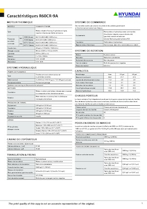 Mini excavatoare Hyundai R60CR-9A