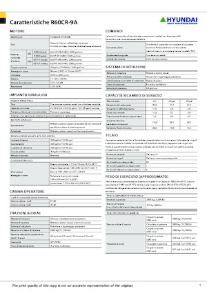 Mini excavatoare Hyundai R60CR-9A