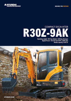 Mini excavatoare Hyundai R30Z-9AK