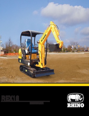 Mini excavatoare RHINO REX18