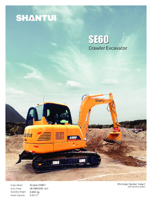 Mini excavatoare Shantui SE60