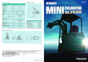 Mini excavatoare Kobelco SK 20 SR 6