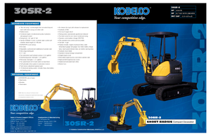Mini excavatoare Kobelco SK 30 SR 2