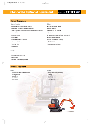 Mini excavatoare Doosan Solar 030 plus