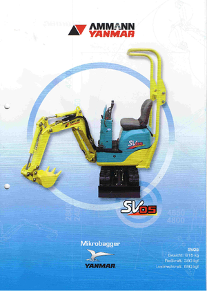 Mini excavatoare Yanmar SV 05