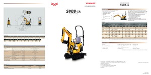 Mini excavatoare Yanmar SV 08-1