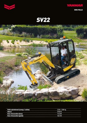 Mini excavatoare Yanmar SV 22 CR