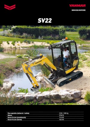 Mini excavatoare Yanmar SV 22 CR