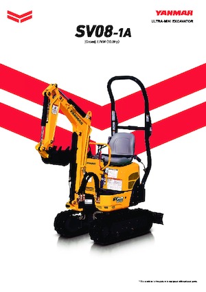 Mini excavatoare Yanmar SV08-1A