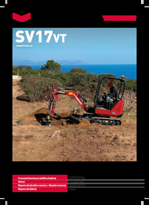 Mini excavatoare Yanmar SV17VT