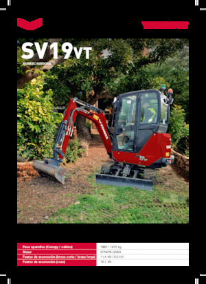 Mini excavatoare Yanmar SV19VT