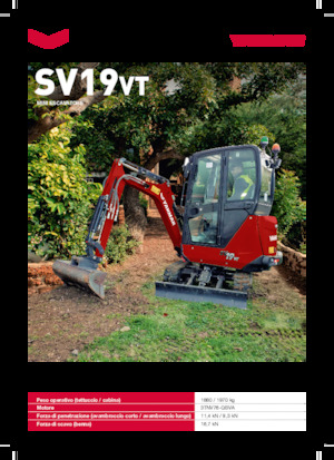 Mini excavatoare Yanmar SV19VT