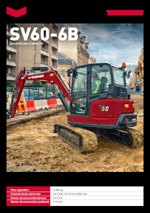 Mini excavatoare Yanmar SV60-6B